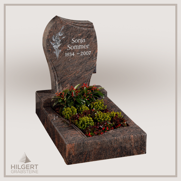 UR-GR-11-2007139 | Hilgert Grabsteine | Urnengrabstein aus Granit