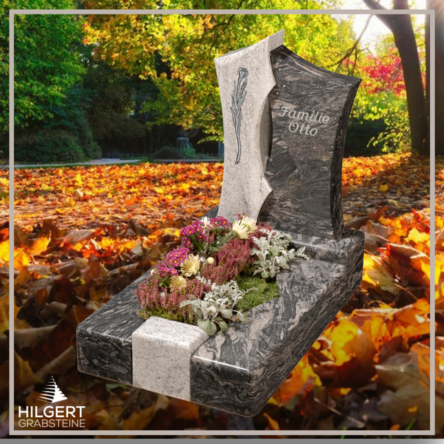 UR-GR-12-295-002820 | Hilgert Grabsteine | Urnengrabstein aus Granit
