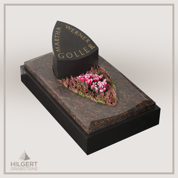 UR-GR-13-315 | Hilgert Grabsteine | Urnengrabstein aus Granit