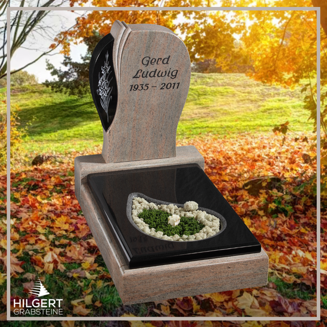 UR-GR-13-316 | Hilgert Grabsteine | Urnengrabstein aus Granit