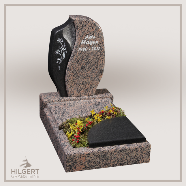 UR-GR-13-318 | Hilgert Grabsteine | Urnengrabstein aus Granit