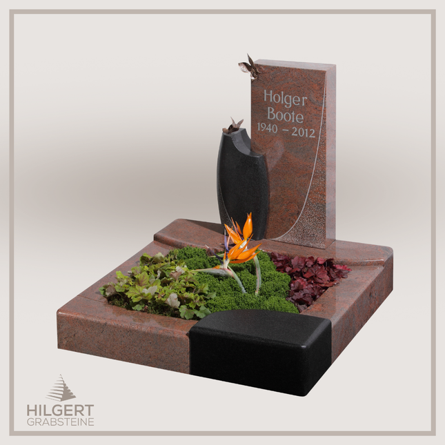 UR-GR-13-333 | Hilgert Grabsteine | Urnengrabstein aus Granit