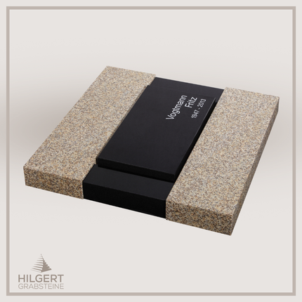 UR-GR-13-340-2 | Hilgert Grabsteine | Urnengrabstein aus Granit