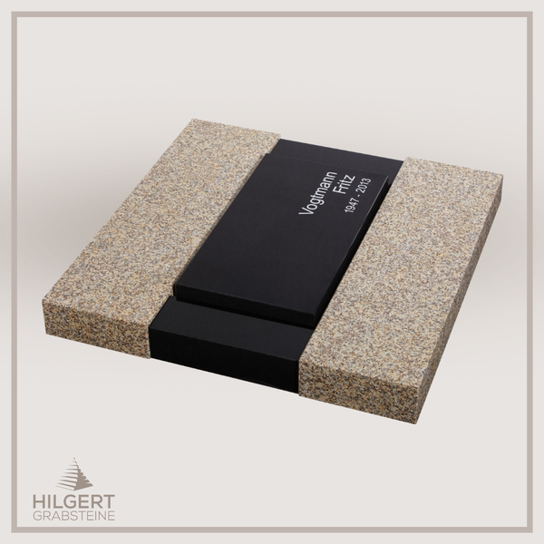 UR-GR-13-340-2 | Hilgert Grabsteine | Urnengrabstein aus Granit