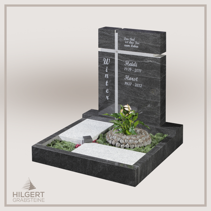 UR-GR-13-341 | Hilgert Grabsteine | Urnengrabstein aus Granit