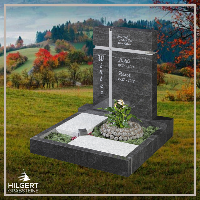 UR-GR-13-341 | Hilgert Grabsteine | Urnengrabstein aus Granit