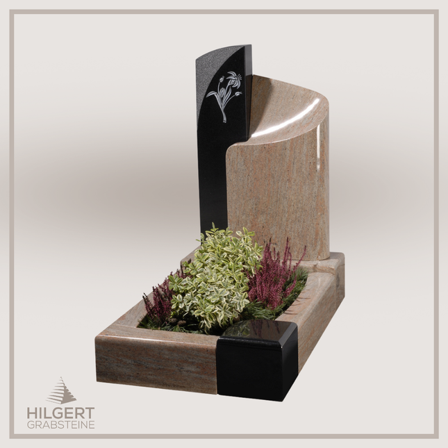 UR-GR-2009065 | Hilgert Grabsteine | Urnengrabstein aus Granit