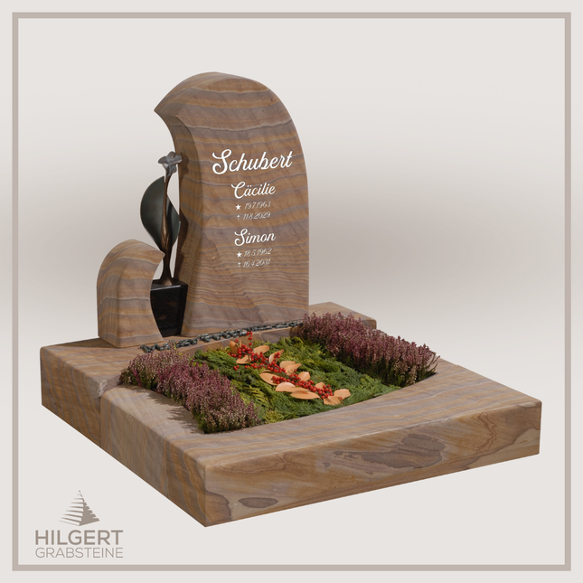 UR-GR-256 | Hilgert Grabsteine | Urnengrabstein aus Granit