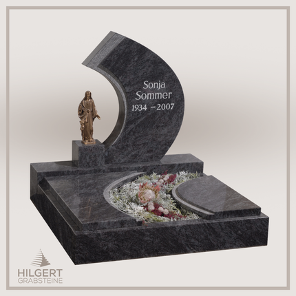UR-GR-258 | Hilgert Grabsteine | Urnengrabstein aus Granit