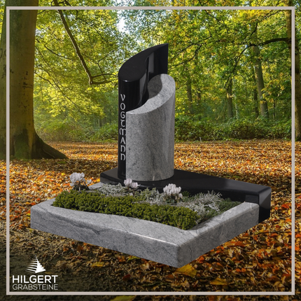 UR-GR-259 | Hilgert Grabsteine | Urnengrabstein aus Granit