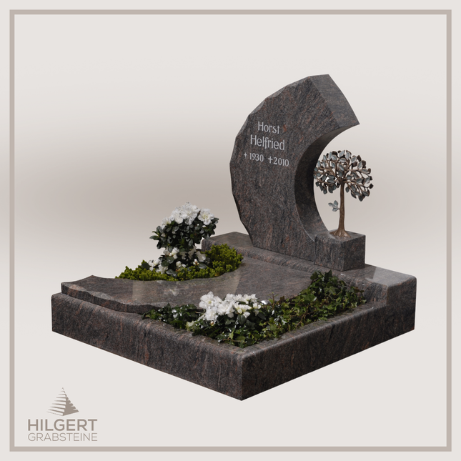 UR-GR-260 | Hilgert Grabsteine | Urnengrabstein aus Granit