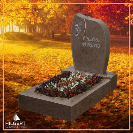 UR-GR-262 | Hilgert Grabsteine | Urnengrabstein aus Granit