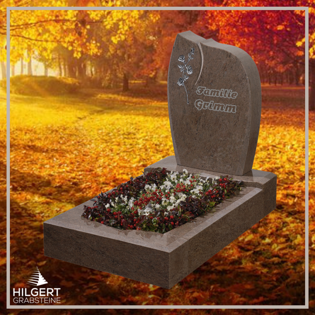 UR-GR-262 | Hilgert Grabsteine | Urnengrabstein aus Granit