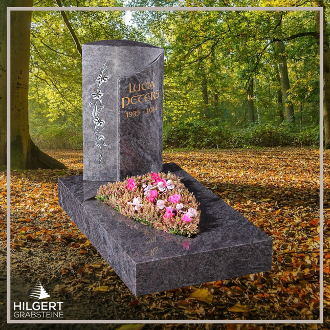 UR-GR-2641 | Hilgert Grabsteine | Urnengrabstein aus Granit