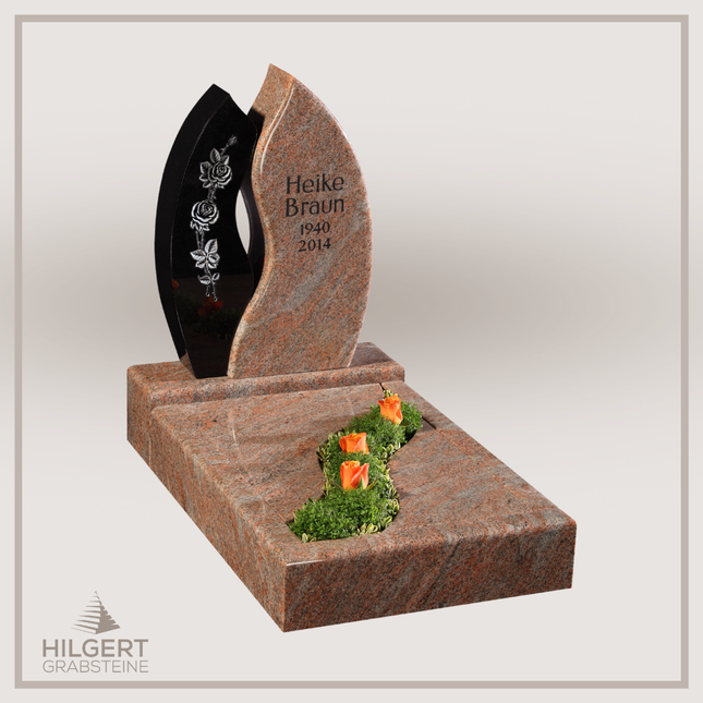 UR-GR-2653 | Hilgert Grabsteine | Urnengrabstein aus Granit