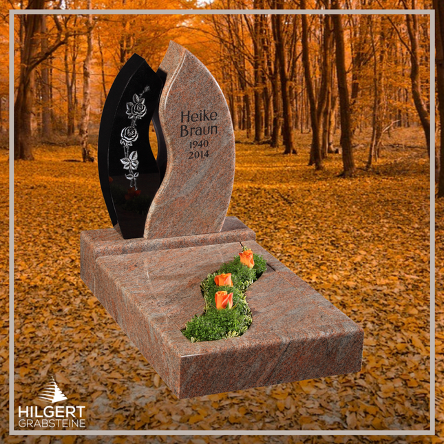 UR-GR-2653 | Hilgert Grabsteine | Urnengrabstein aus Granit