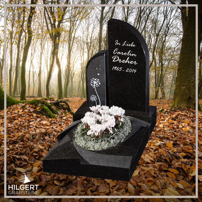 UR-GR-2667 | Hilgert Grabsteine | Urnengrabstein aus Granit