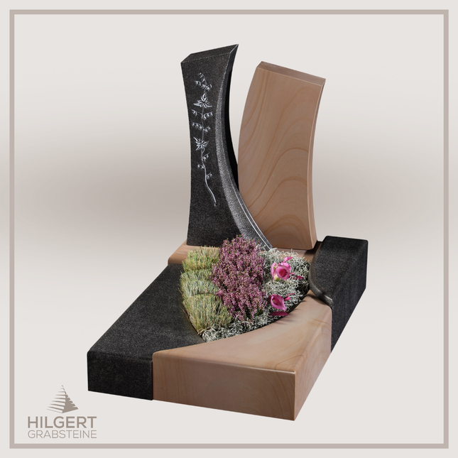 UR-GR-2676 | Hilgert Grabsteine | Urnengrabstein aus Granit