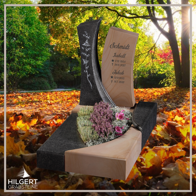 UR-GR-2676 | Hilgert Grabsteine | Urnengrabstein aus Granit