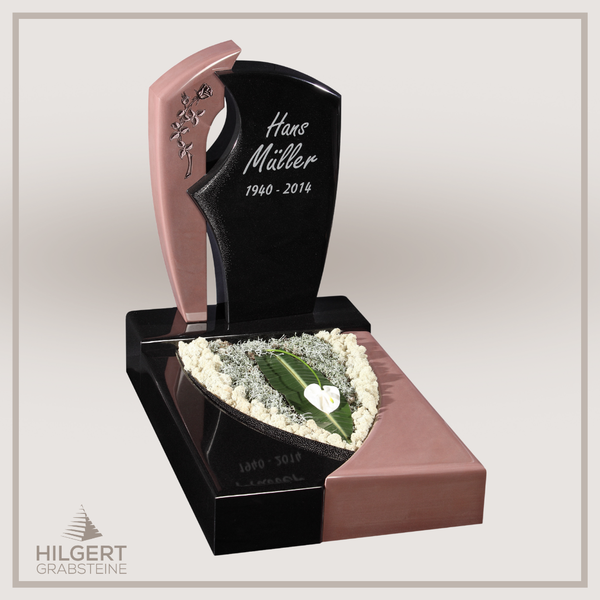 UR-GR-2686  | Hilgert Grabsteine | Urnengrabstein aus Granit