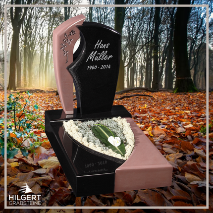 UR-GR-2686  | Hilgert Grabsteine | Urnengrabstein aus Granit