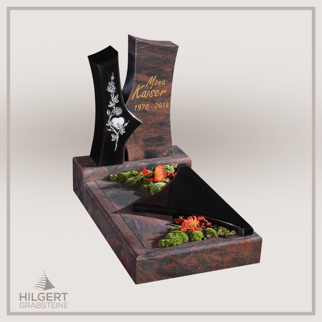 UR-GR-2697 | Hilgert Grabsteine | Urnengrabstein aus Granit