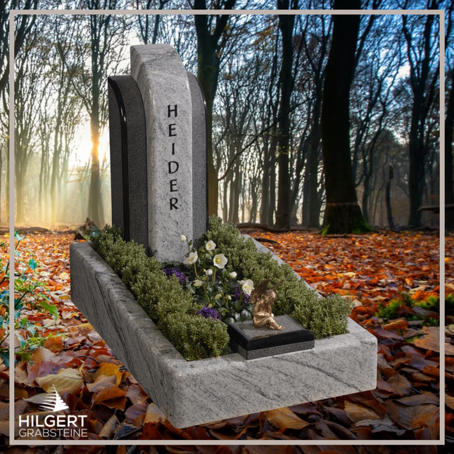 UR-GR-271 | Hilgert Grabsteine | Urnengrabstein aus Granit