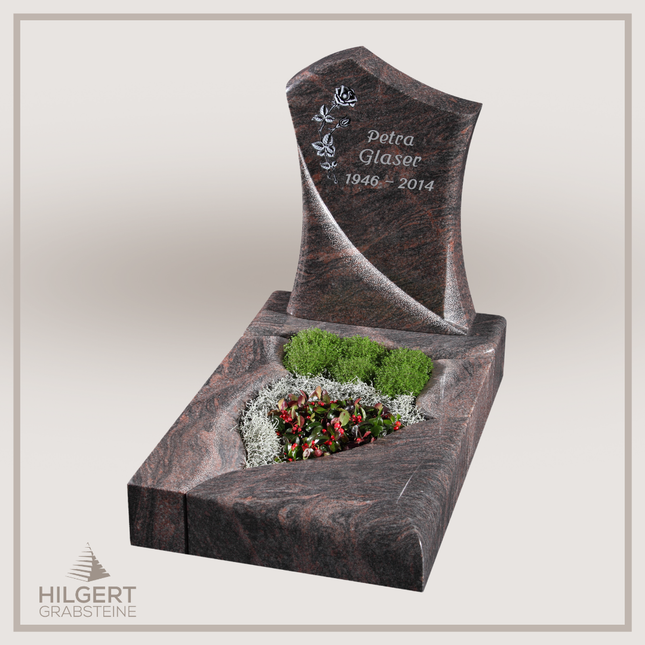 UR-GR-2721 | Hilgert Grabsteine | Urnengrabstein aus Granit