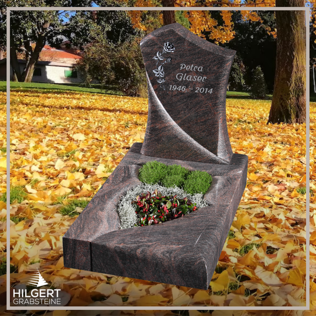 UR-GR-2721 | Hilgert Grabsteine | Urnengrabstein aus Granit