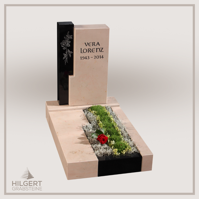 UR-GR-2727 | Hilgert Grabsteine | Urnengrabstein aus Granit