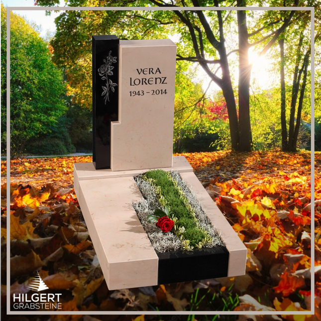 UR-GR-2727 | Hilgert Grabsteine | Urnengrabstein aus Granit