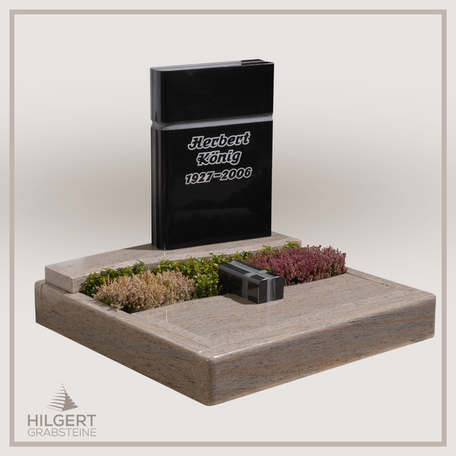 UR-GR-273 | Hilgert Grabsteine | Urnengrabstein aus Granit