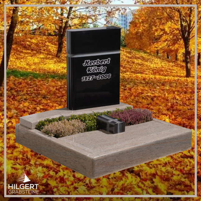 UR-GR-273 | Hilgert Grabsteine | Urnengrabstein aus Granit