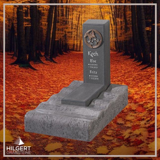 UR-GR-274 | Hilgert Grabsteine | Urnengrabstein aus Granit