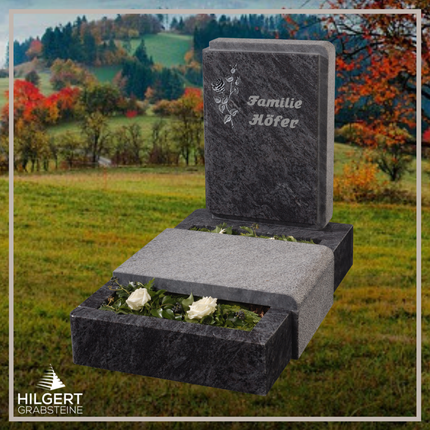 UR-GR-275-1 | Hilgert Grabsteine | Urnengrabstein aus Granit
