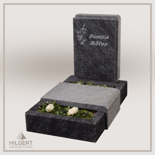 UR-GR-275-1 | Hilgert Grabsteine | Urnengrabstein aus Granit