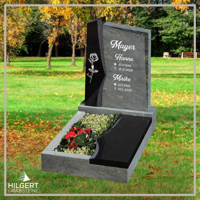 UR-GR-2763 | Hilgert Grabsteine | Urnengrabstein aus Granit
