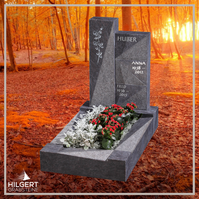UR-GR-2767 | Hilgert Grabsteine | Urnengrabstein aus Granit