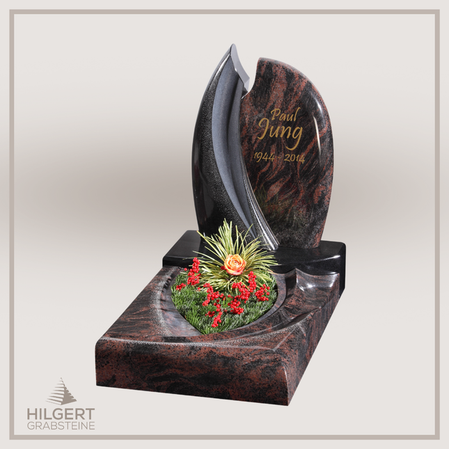 UR-GR-2773 | Hilgert Grabsteine | Urnengrabstein aus Granit