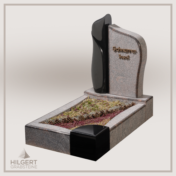 UR-GR-280 | Hilgert Grabsteine | Urnengrabstein aus Granit