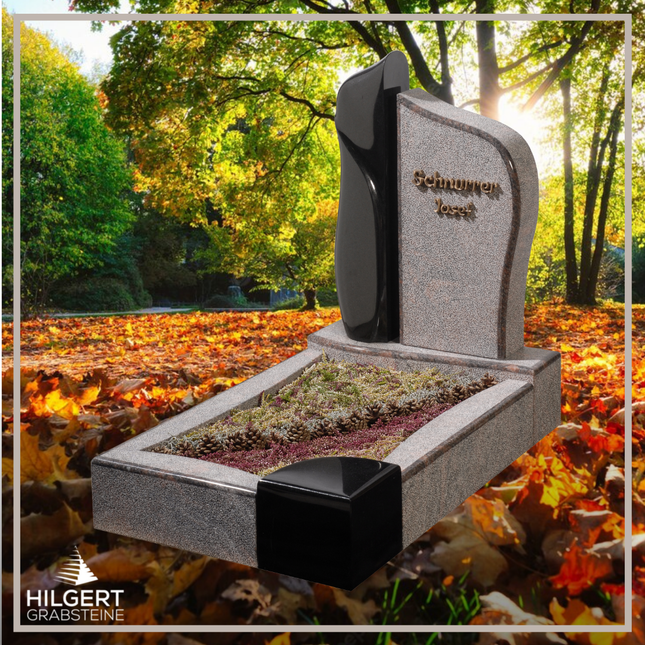 UR-GR-280 | Hilgert Grabsteine | Urnengrabstein aus Granit