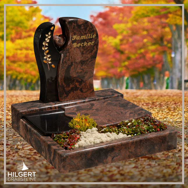 UR-GR-291 | Hilgert Grabsteine | Urnengrabstein aus Granit