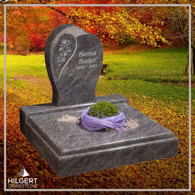 UR-GR-292 | Hilgert Grabsteine | Urnengrabstein aus Granit