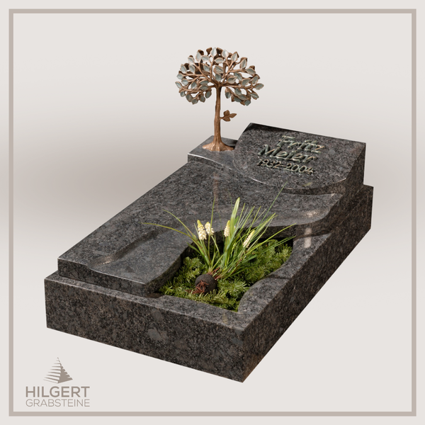UR-GR-294 | Hilgert Grabsteine | Urnengrabstein aus Granit