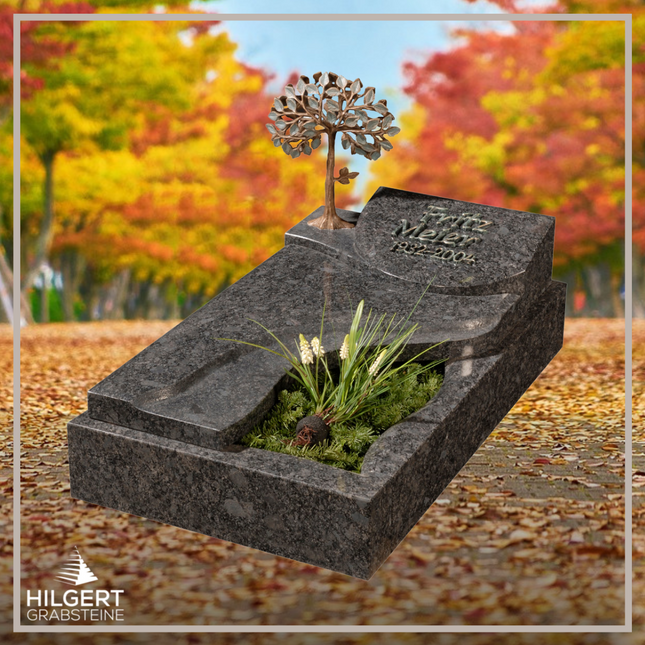 UR-GR-294 | Hilgert Grabsteine | Urnengrabstein aus Granit