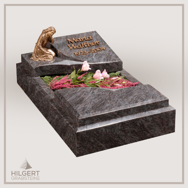 UR-GR-298 | Hilgert Grabsteine | Urnengrabstein aus Granit