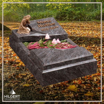UR-GR-298 | Hilgert Grabsteine | Urnengrabstein aus Granit