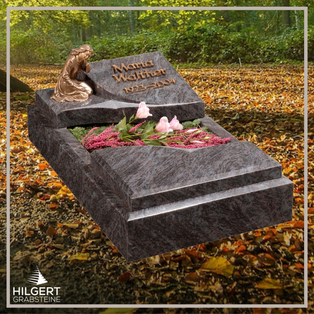 UR-GR-298 | Hilgert Grabsteine | Urnengrabstein aus Granit