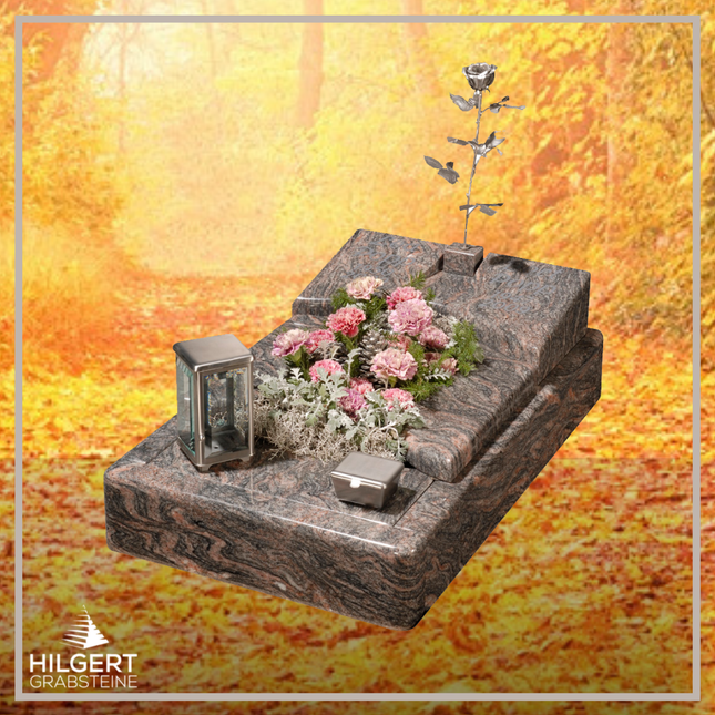 UR-GR-299 | Hilgert Grabsteine | Urnengrabstein aus Granit