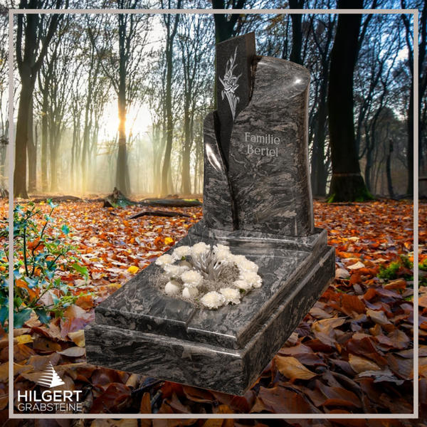 UR-GR-302-2 | Hilgert Grabsteine | Urnengrabstein aus Granit